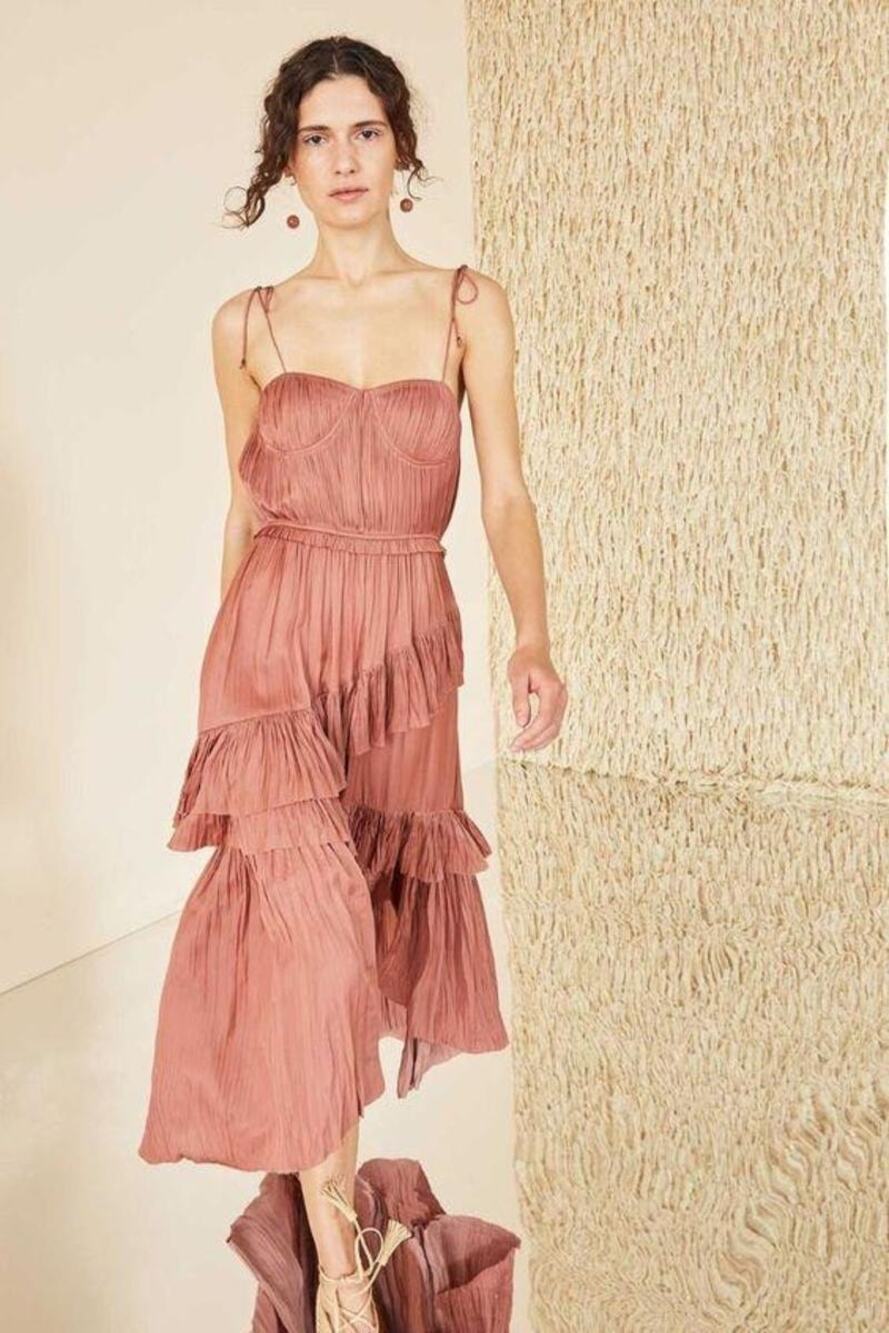 Rare Ulla Johnson Delilah Dress Copper Size 6